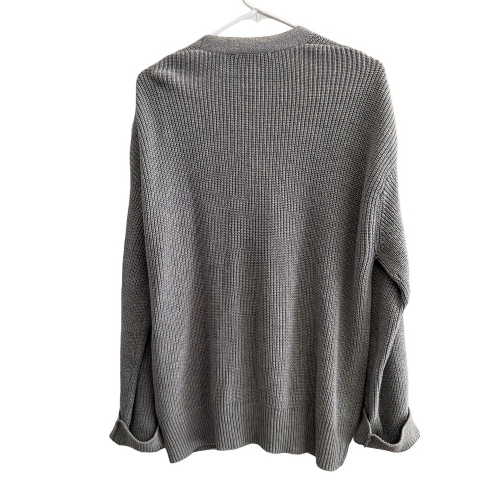 HUDSON Cotton Button Down Cardigan Sweater Gray Size - Picture 5 of 14